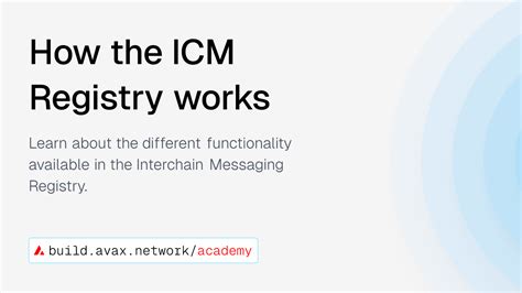 ICM Registry.